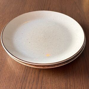 VTG J&G MEAKIN - LIFESTYLE - Speckled Stoneware Dinner Plates (set of 3)